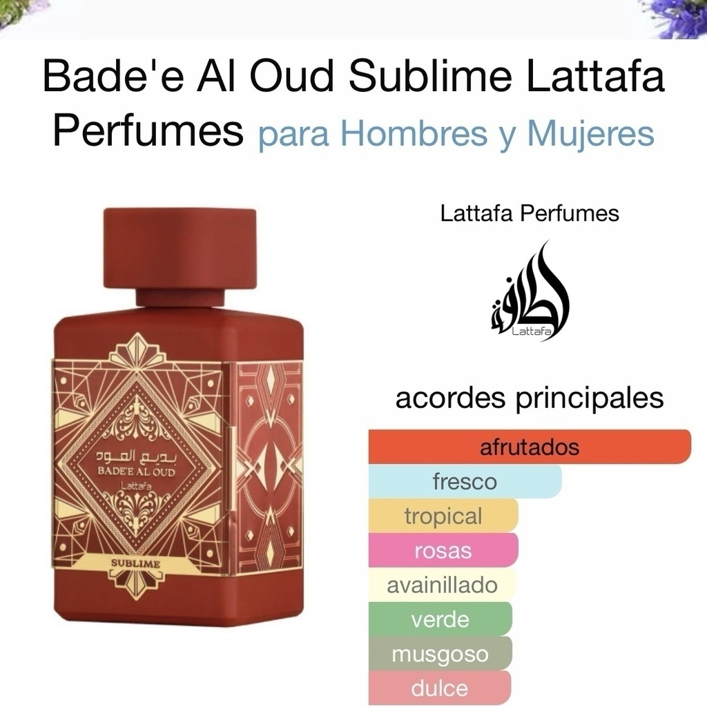 Lattafa badee al oud sublime
