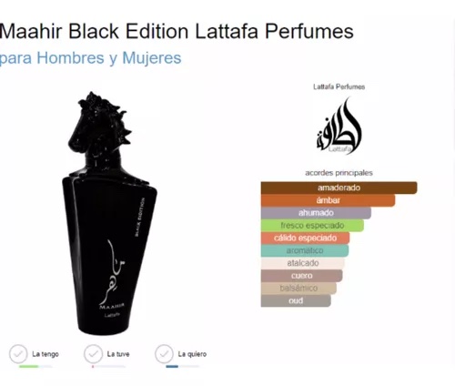 Lattafa maahir black 100ml - Image 2